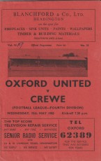 Oxford United v Crewe Alexandra