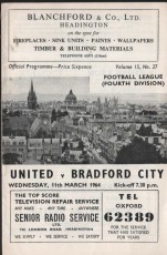 Oxford United v Bradford City