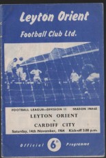 Leyton Orient v Cardiff City