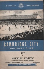 Cambridge City v Hinckley Athletic