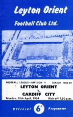 Leyton Orient v Cardiff City