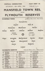 Mansfield Town v Plymouth Argyle