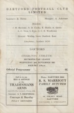 Dartford v Charlton Athletic