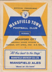 Mansfield Town v Bradford City