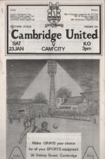 Cambridge United v Cambridge City