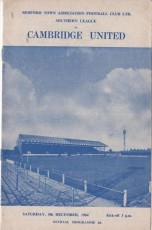 Bedford Town v Cambridge United