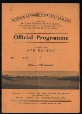 Berwick Rangers v Ayr United