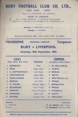 Bury v Liverpool
