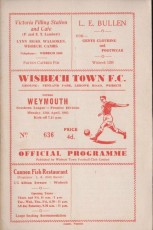 Wisbech Town v Weymouth