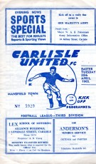 Carlisle United v Mansfield Town