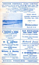 Chester FC v Doncaster Rovers