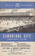 Cambridge City v Bexley United