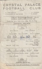 Crystal Palace v Plymouth Argyle