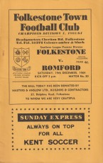 Folkestone Town v Romford