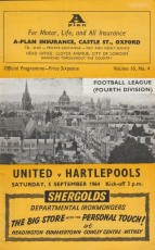 Oxford United v Hartlepool United