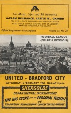 Oxford United v Bradford City