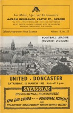 Oxford United v Doncaster Rovers
