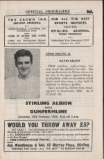 Stirling Albion v Dunfermline Athletic