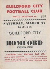 Guildford City v Romford