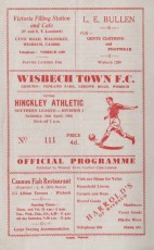 Wisbech Town v Hinckley Athletic
