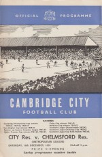 Cambridge City v Chelmsford City