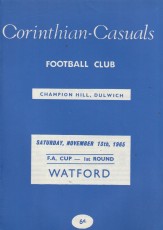 Corinthian Casuals v Watford