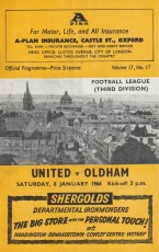 Oxford United v Oldham Athletic