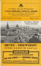 Oxford United v Shrewsbury Town