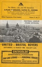 Oxford United v Bristol Rovers