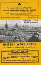 Oxford United v Workington Town