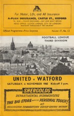 Oxford United v Watford