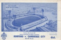 Romford v Cambridge City