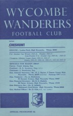 Wycombe Wanderers v Cheshunt