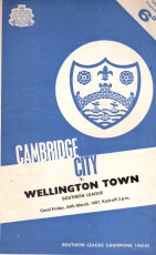 Cambridge City v Wellington Town