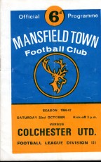 Mansfield Town v Colchester United