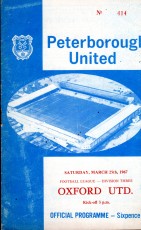 Peterborough United v Oxford United