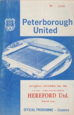 Peterborough United v Hereford United