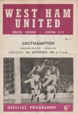 West Ham United v Southampton