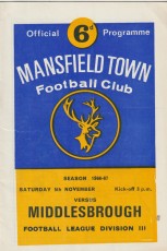 Mansfield Town v Middlesbrough