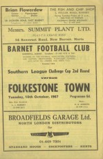 Barnet v Folkestone Town