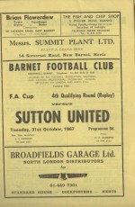 Barnet v Sutton United