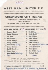 West Ham United v Chelmsford City