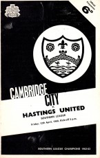 Cambridge City v Hastings United