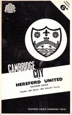Cambridge City v Hereford Town
