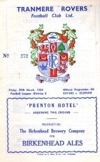 Tranmere Rovers v Oldham Athletic
