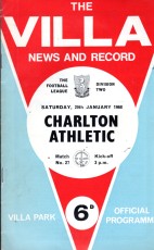 Aston Villa v Charlton Athletic