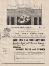 Luton Town v Halifax Town
