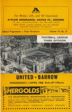 Oxford United v Barrow