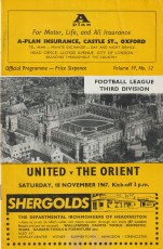 Oxford United v Leyton Orient
