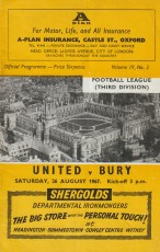 Oxford United v Bury